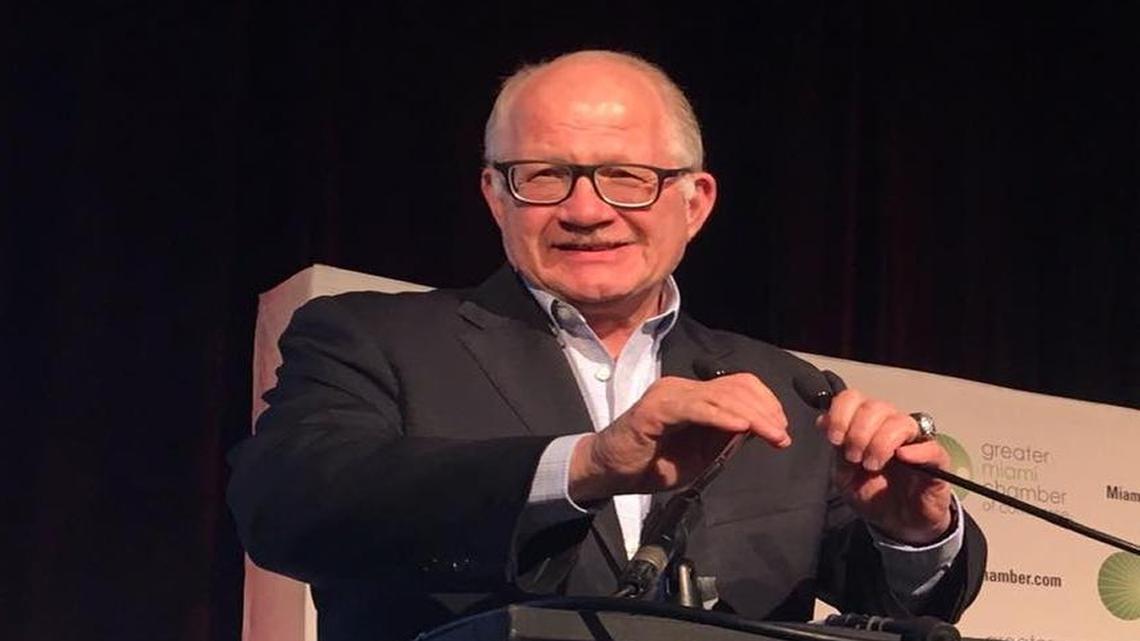 FIU President Mark Rosenberg assumed the chairmanship of the Greater Miami Chamber of Commerce on Thursday.