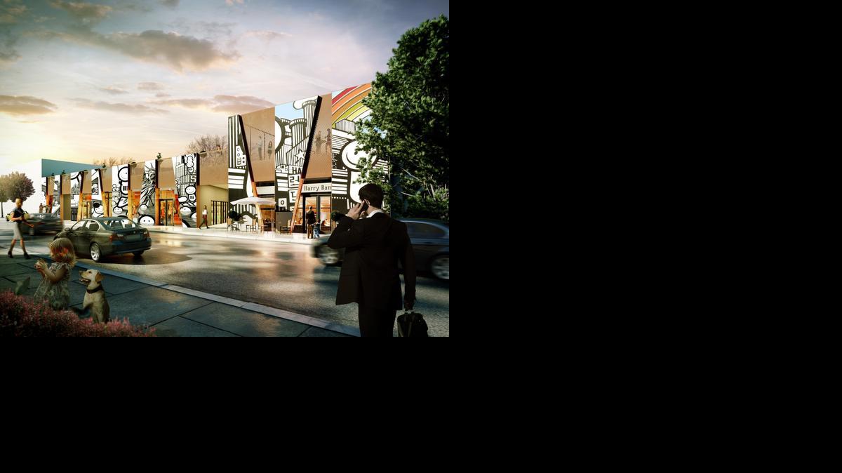 
A rendering of the Wynwood Arcade.
