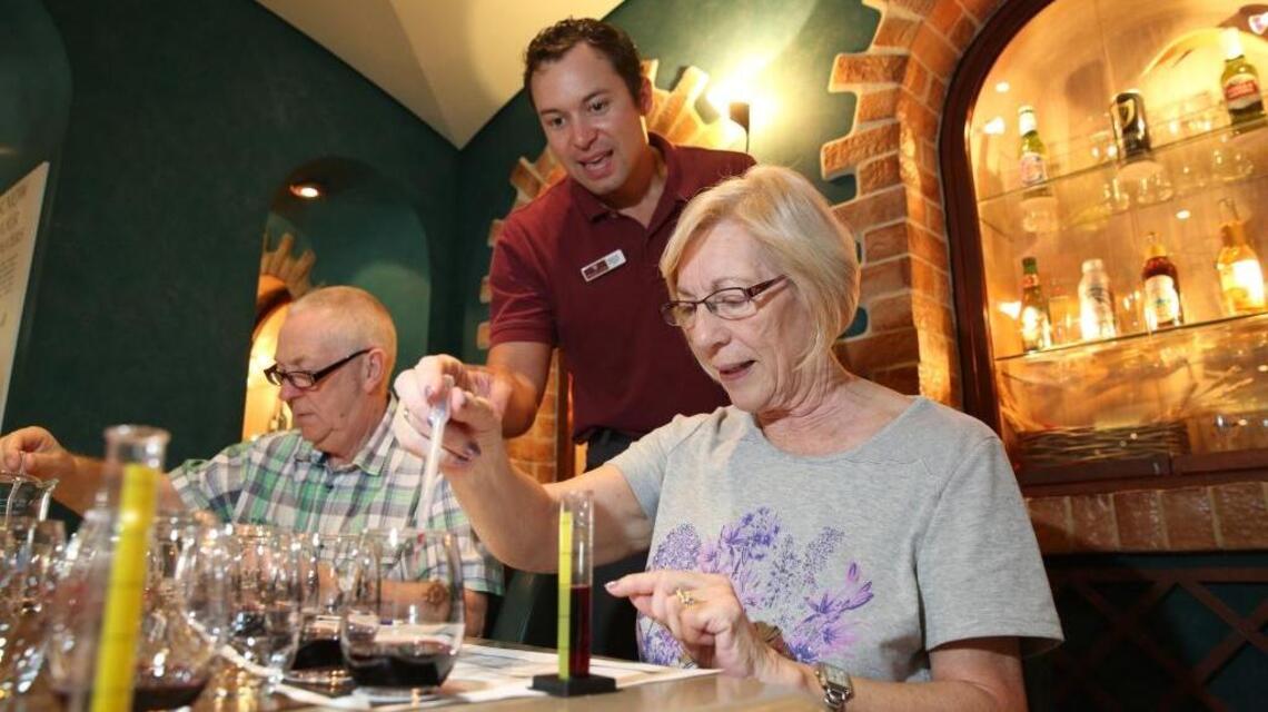 His plan called for a winery at sea. But he’s found even more success on land