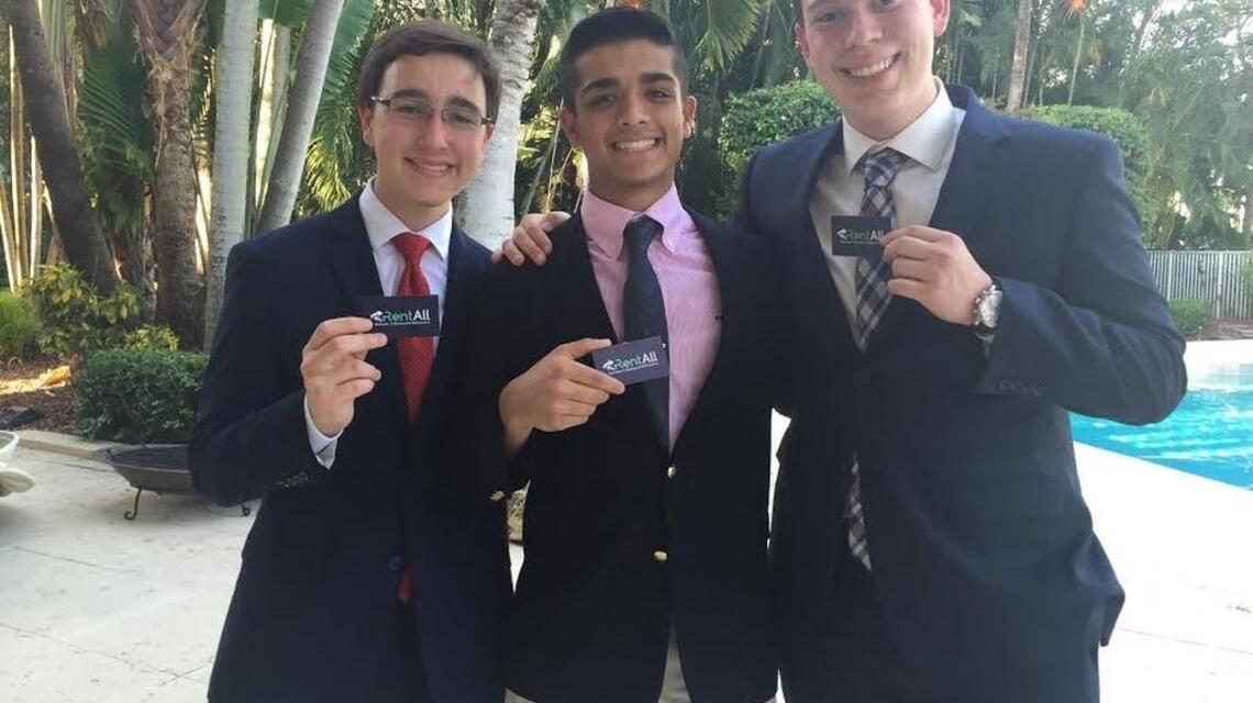Teen entrepreneurs eager to take RentAll to market