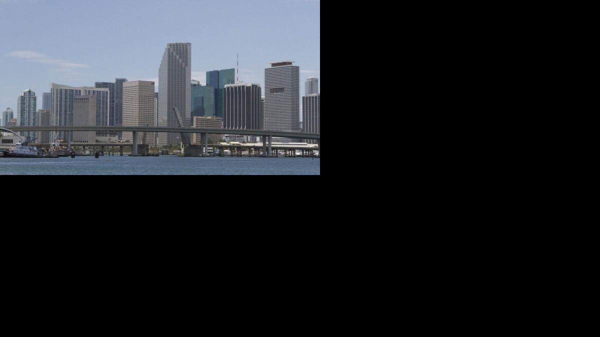 
Miami’s skyline.
