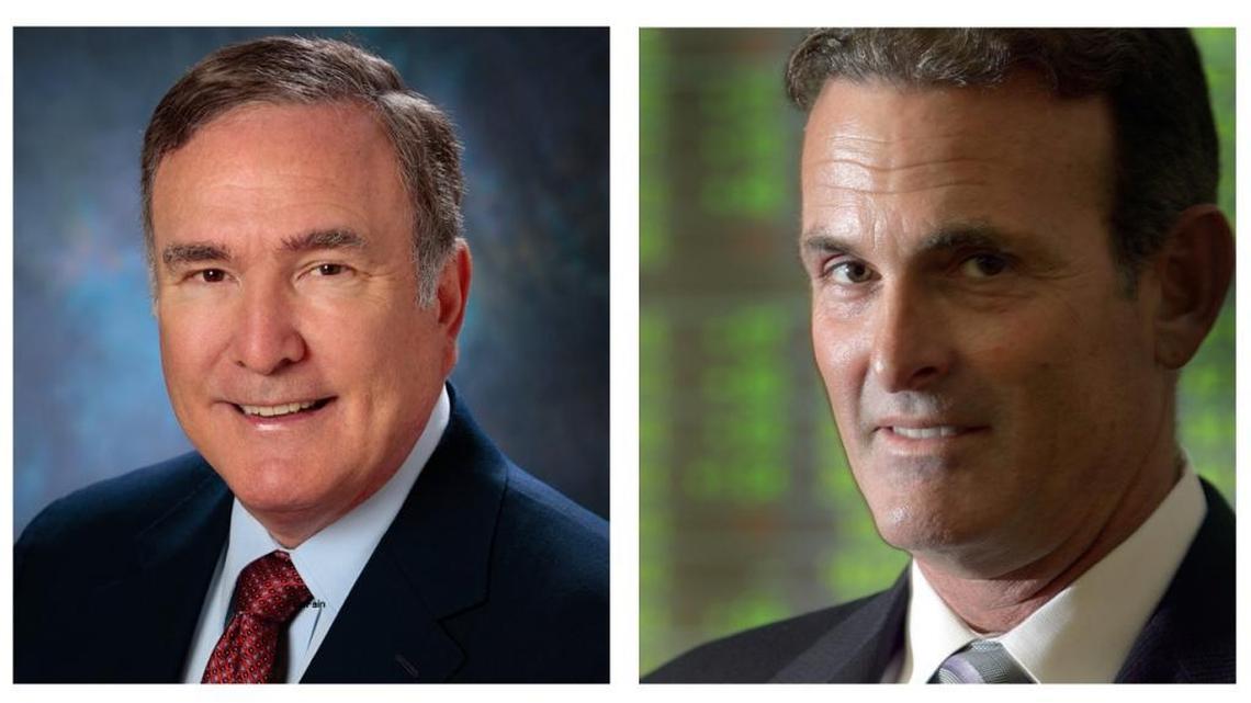 Richard Fain, left, chairman and CEO of Royal Caribbean Ltd., and Stuart Miller, CEO of Lennar.