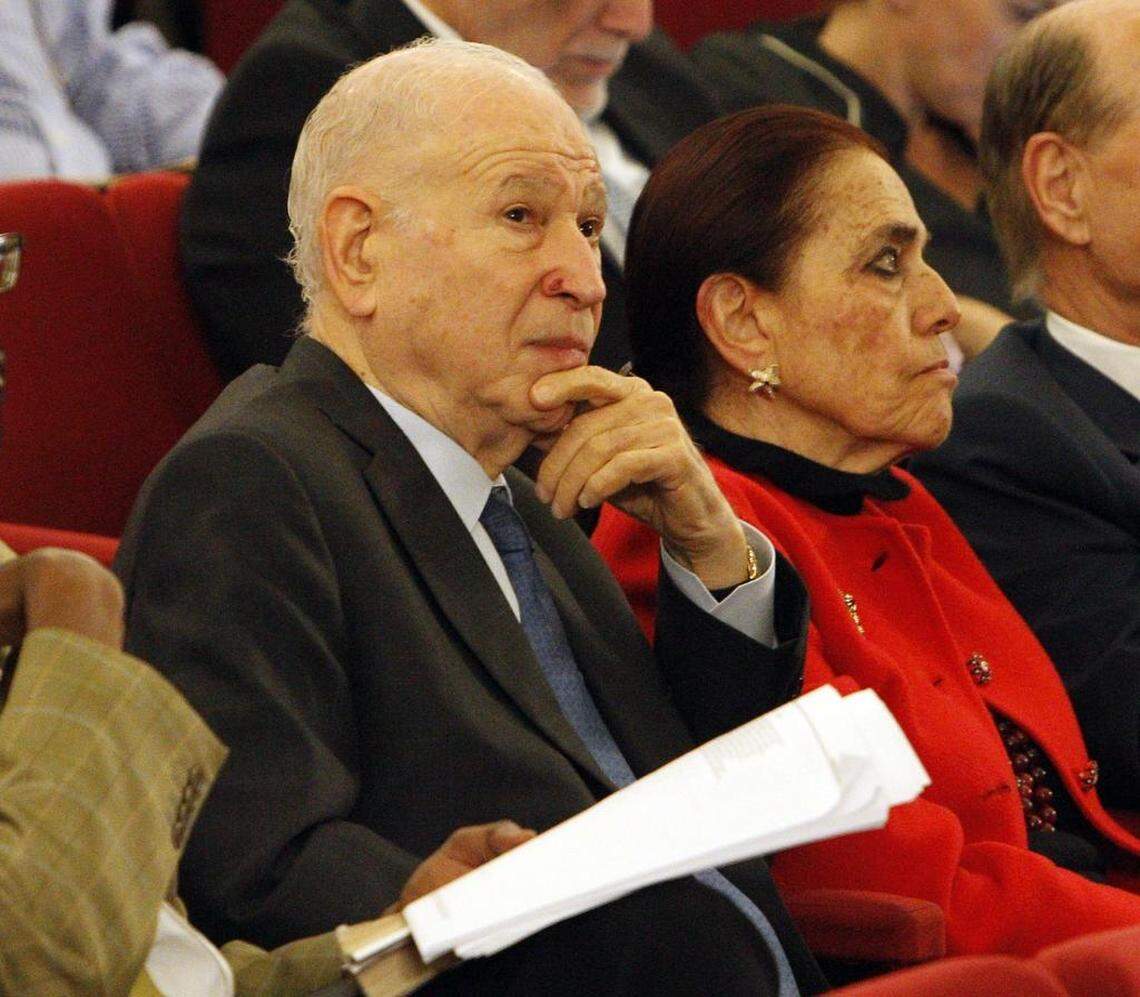 Dr. Phillip Frost and his wife Patricia.