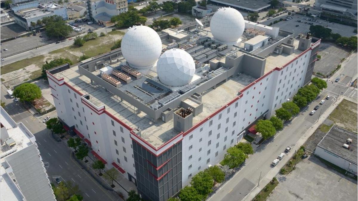 The Miami NAP of the Americas, purchased by Verizon in 2011 when it was part of Terremark Worldwide, is now part of Equinix.