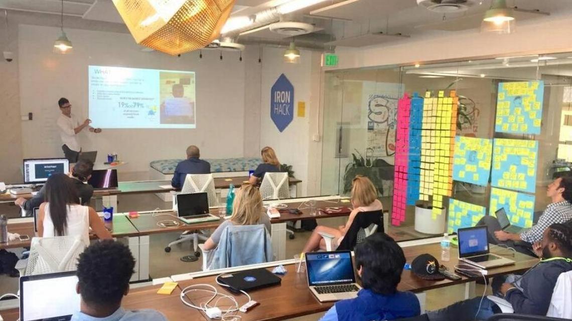 Ironhack coding school in Miami offers full-time and part-time bootcamps in Web Development and UI/UX Design. Ironhack