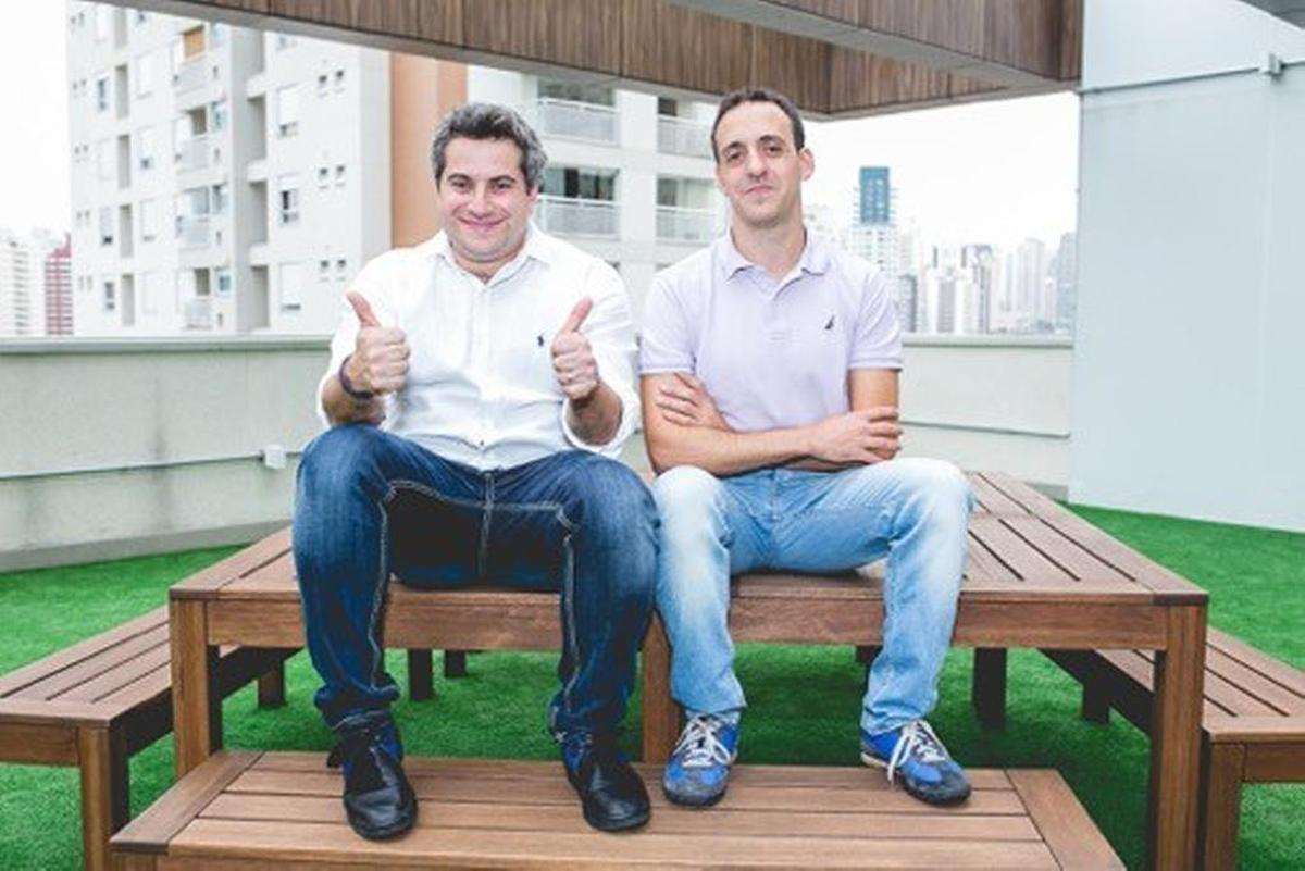 Solomoto co-founders Pasha Romanovski, CEO, left, and Guy Israeli. The Tel Aviv-based startup helps small businesses take control of their online presence.