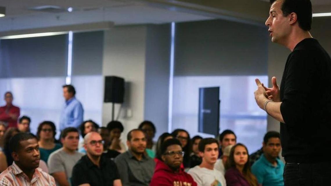 Harvard University Professor David J. Malan was a guest lecturer during a CS50x coding course at Miami Dade College last year. MDC’s class is based on Malan’s popular course.