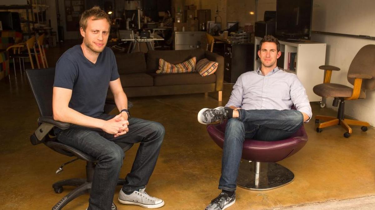 SpeedETab co-founders Ed Gilmore, CTO, left, and Adam Garfield, CEO, started the mobile ordering and payment company last year.