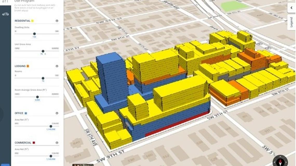 Gridics Zonar.City application allows users to quickly produce use-specific and geo-specific 3D visualizations of building massings.