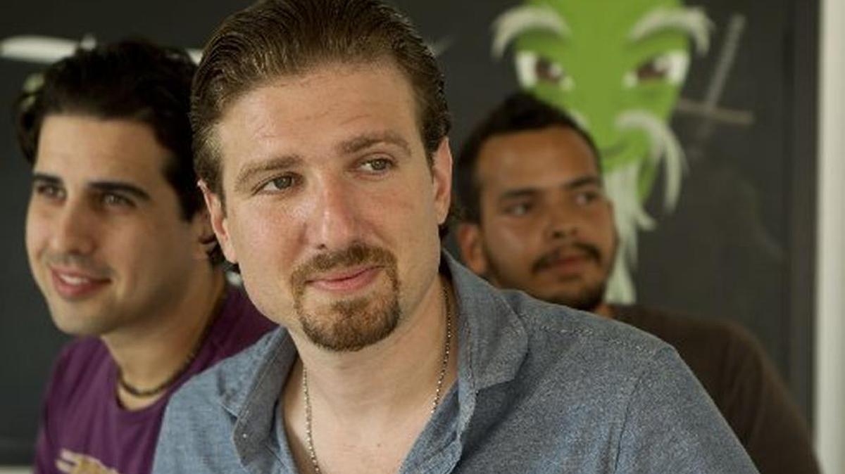 From left, LiveNinja co-founders Emilio Cueto, CEO Will Weinraub and Alfonso Martinez.