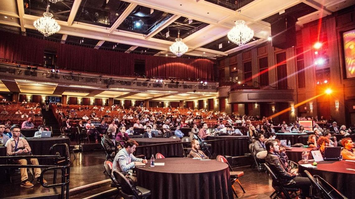 The North American Bitcoin Conference in 2016 drew hundreds of people to Miami.