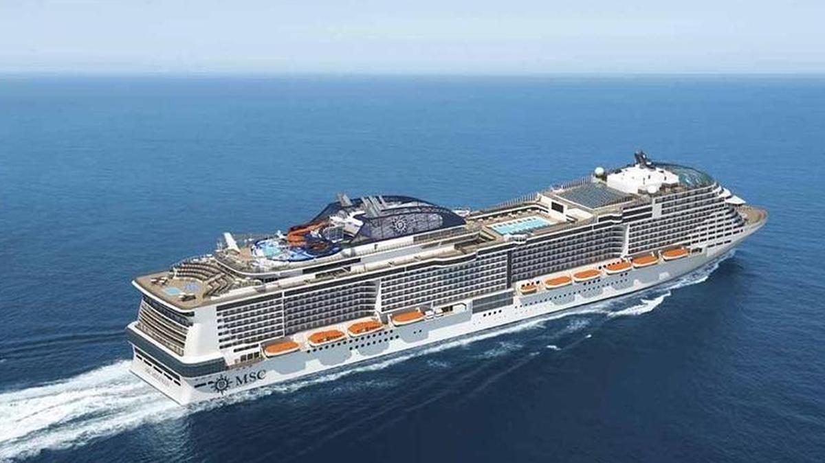 The MSC Meraviglia ship launched in 2017. It can hold 4,500 passengers and more than 1,500 crew members.