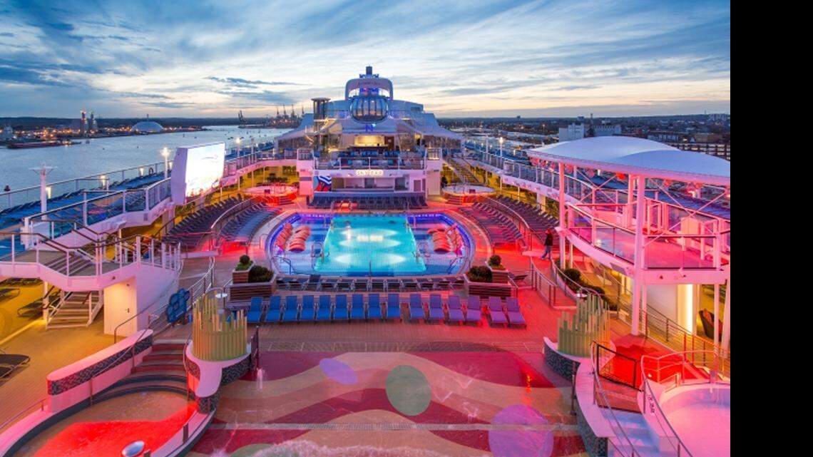 
Royal Caribbean International’s Anthem of the Seas, which launched in Southampton last week.
