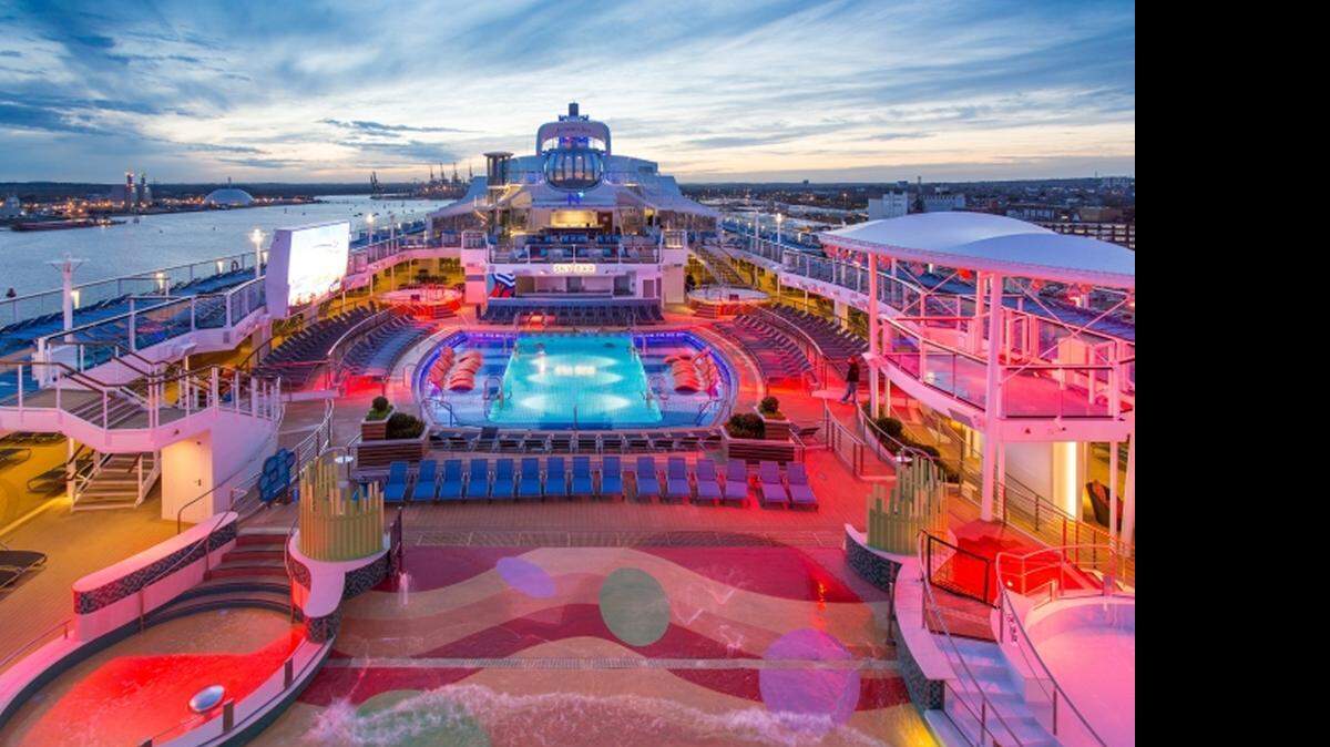 
Royal Caribbean International’s Anthem of the Seas, which launched in Southampton last week.
