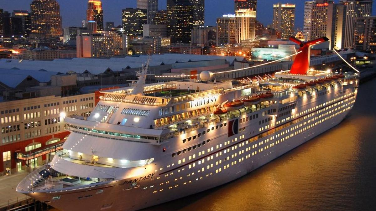 File photo from 2006 of the Carnival Fantasy. The ship experienced a propulsion problem that affected its maximum cruising speed Monday, causing it to change its itinerary.
