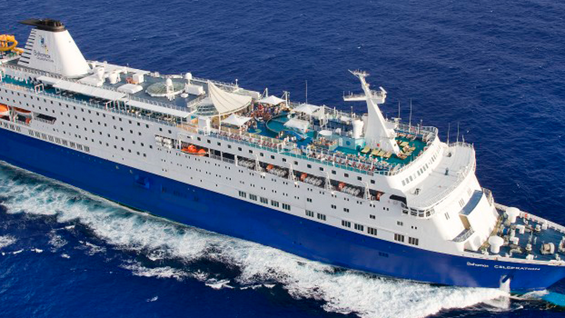 The 1,500-passenger Bahamas Celebration, Caribbean Cruise Line’s ship. The cruise line settled a suit against the Federal Trade Commission, Florida Attorney General Pam Bondi, and nine other states’ attorney generals alleging that Caribbean Cruise Line was involved in billions of illegal robocalls.