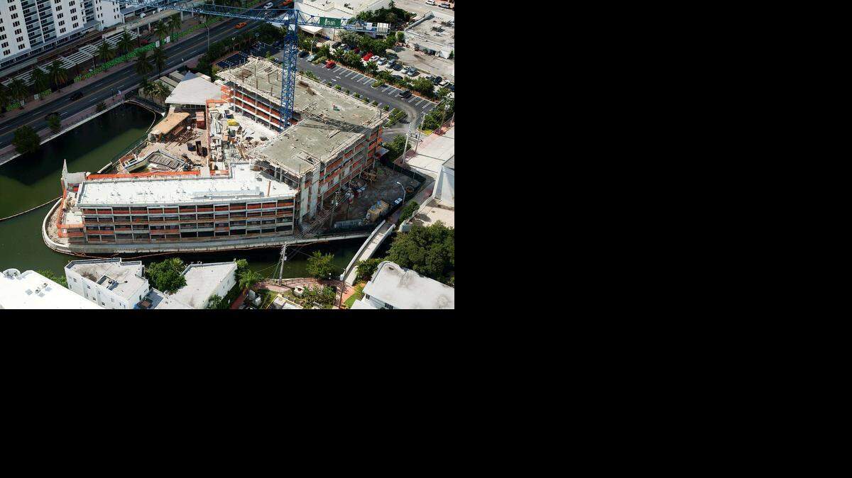 
The Aloft South Beach, under construction at 2360 Collins Ave., is scheduled to open in early 2015.
