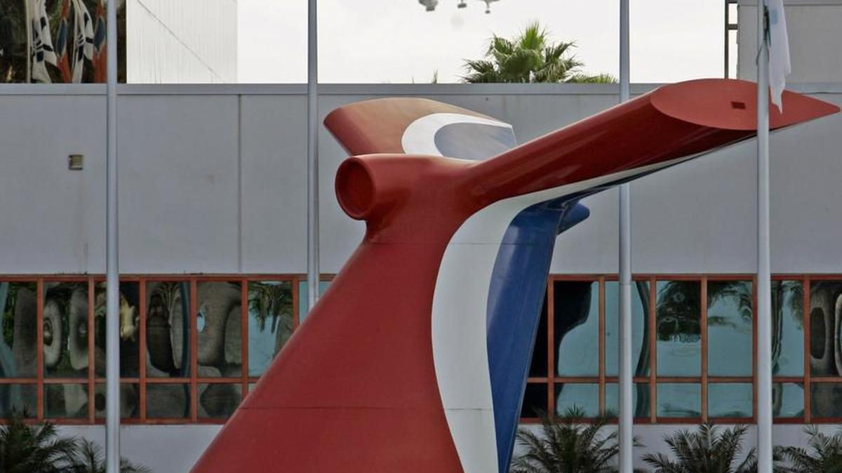 The main entrance of Doral-based Carnival Corp. The company is transferring 200 IT workers to French firm Capgemini.