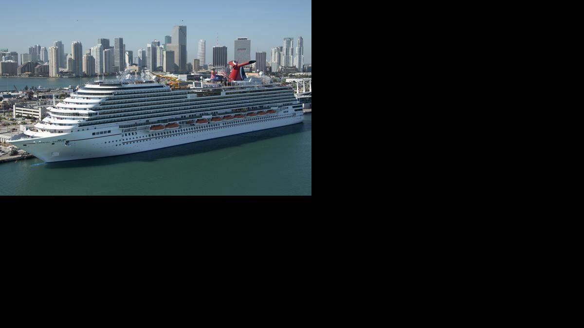 
Carnival Cruise Lines' Carnival Breeze is shown at PortMiami in this file photo. The port said it processed 4.8 million multi-day cruise passengers in fiscal 2014.

