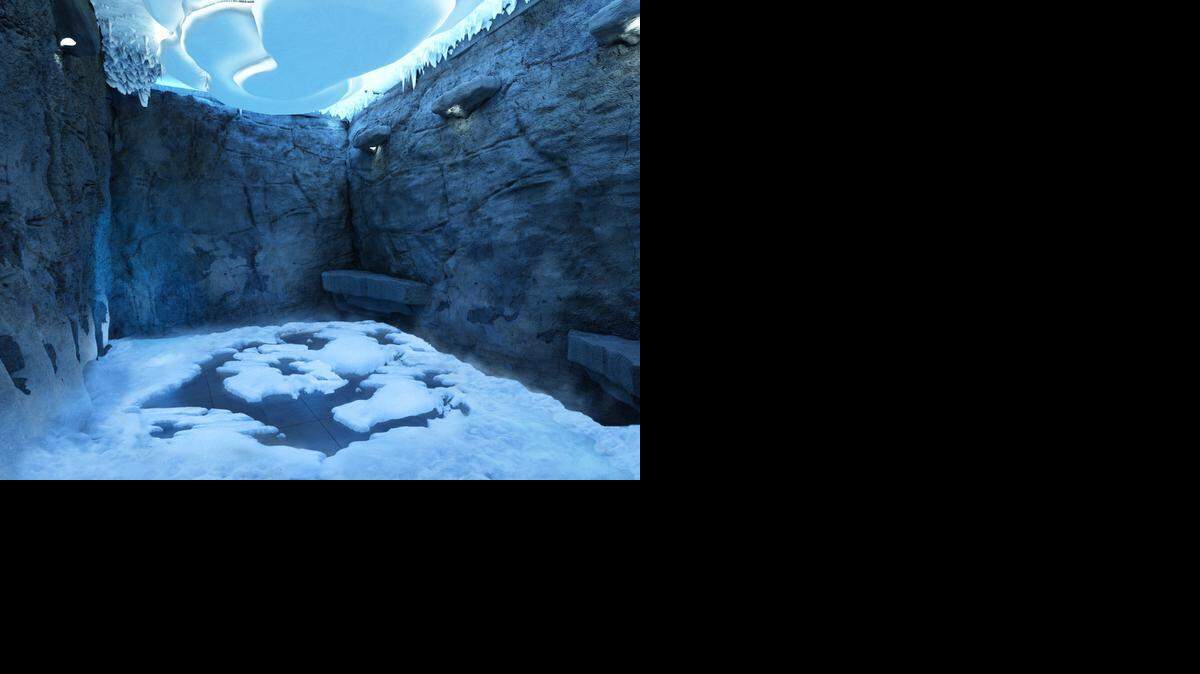 
This rendering shows the Snow Room aboard the Norwegian Escape, which starts sailing from Miami in November.
