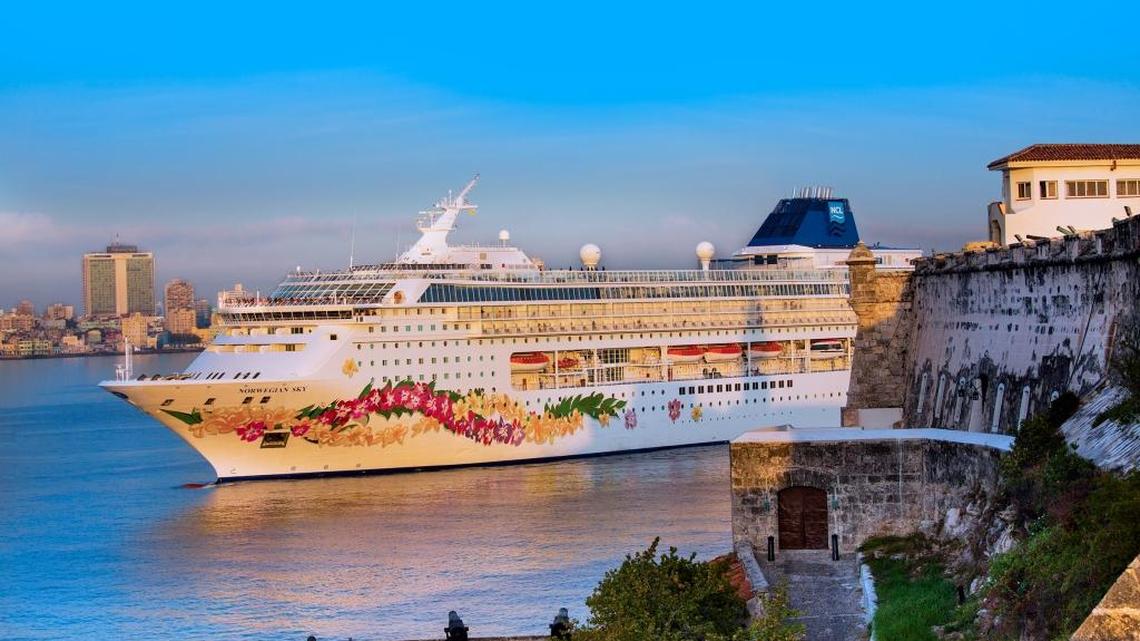 The Norwegian Sky arrives in Havana Harbor in May. Norwegian Cruise Line will add a second ship in Cuba in May 2018, the Norwegian Sun.
