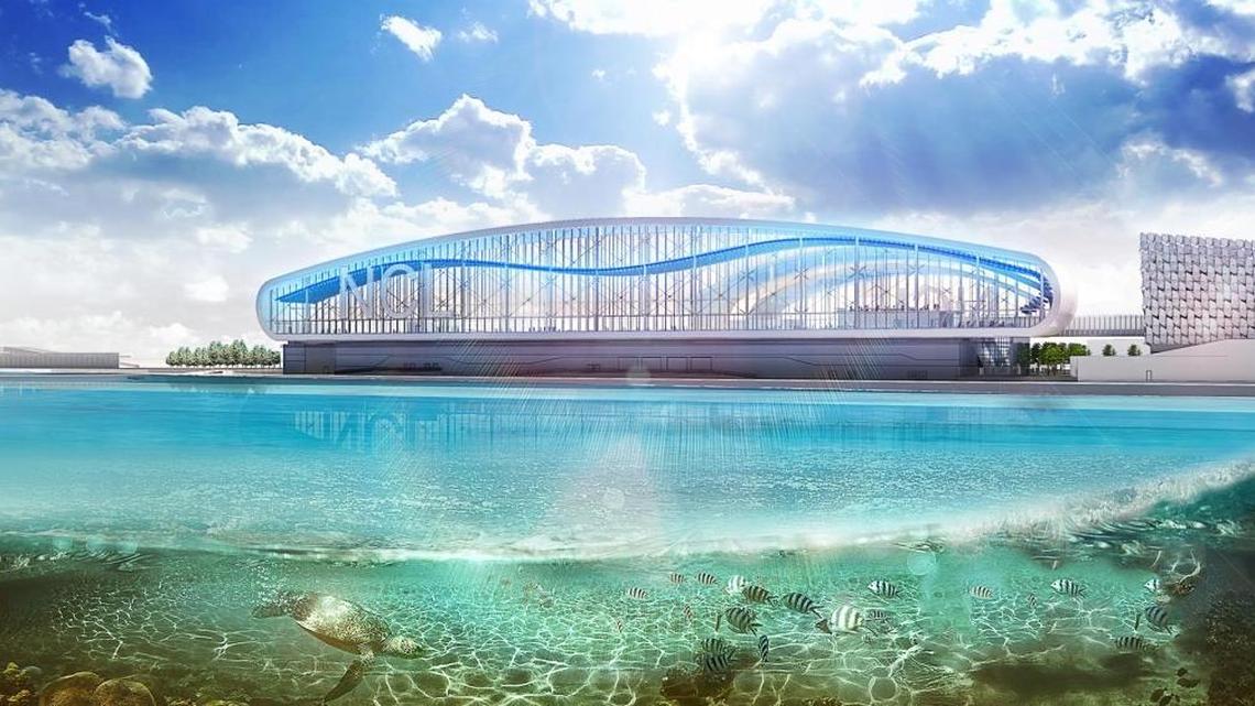 Rendering of Norwegian Cruise Line Holdings’ new terminal at PortMiami.