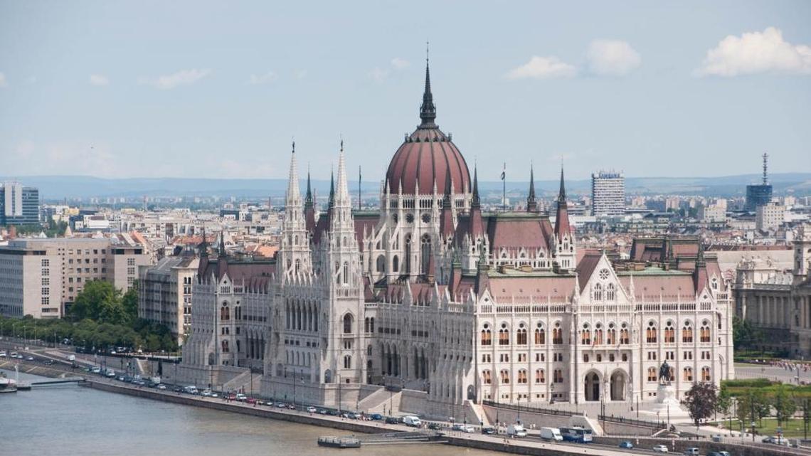 In Budapest, the Hungarian Parliament, on the eastern bank of the Danube, is Europe’s second largest legislative building. The largest is in London. 2016.
