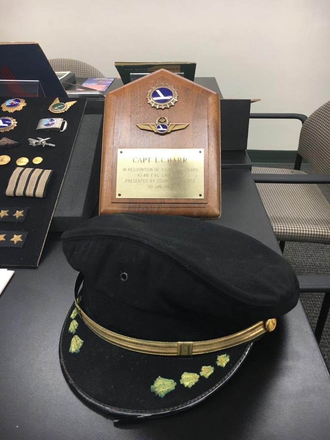 Eastern Airlines Retiree Association has donated a large historical archive to the University of Miami. The donated materials include flight crew uniforms and pins, timetables, instruction manuals, publicity materials, maps, photos and passenger menus.