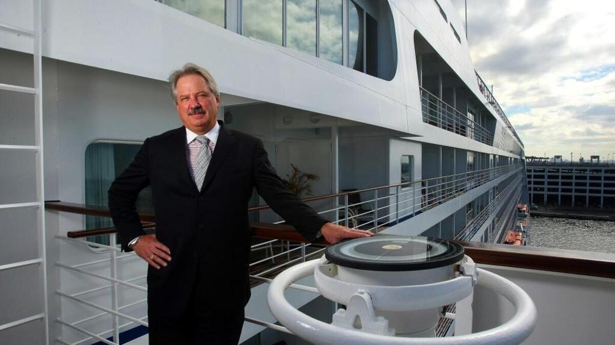 A file photo from 2011 of then-Regent Seven Seas president Mark Conroy. Silverseas Cruises announced this week that Conroy will lead the company’s Miami office.