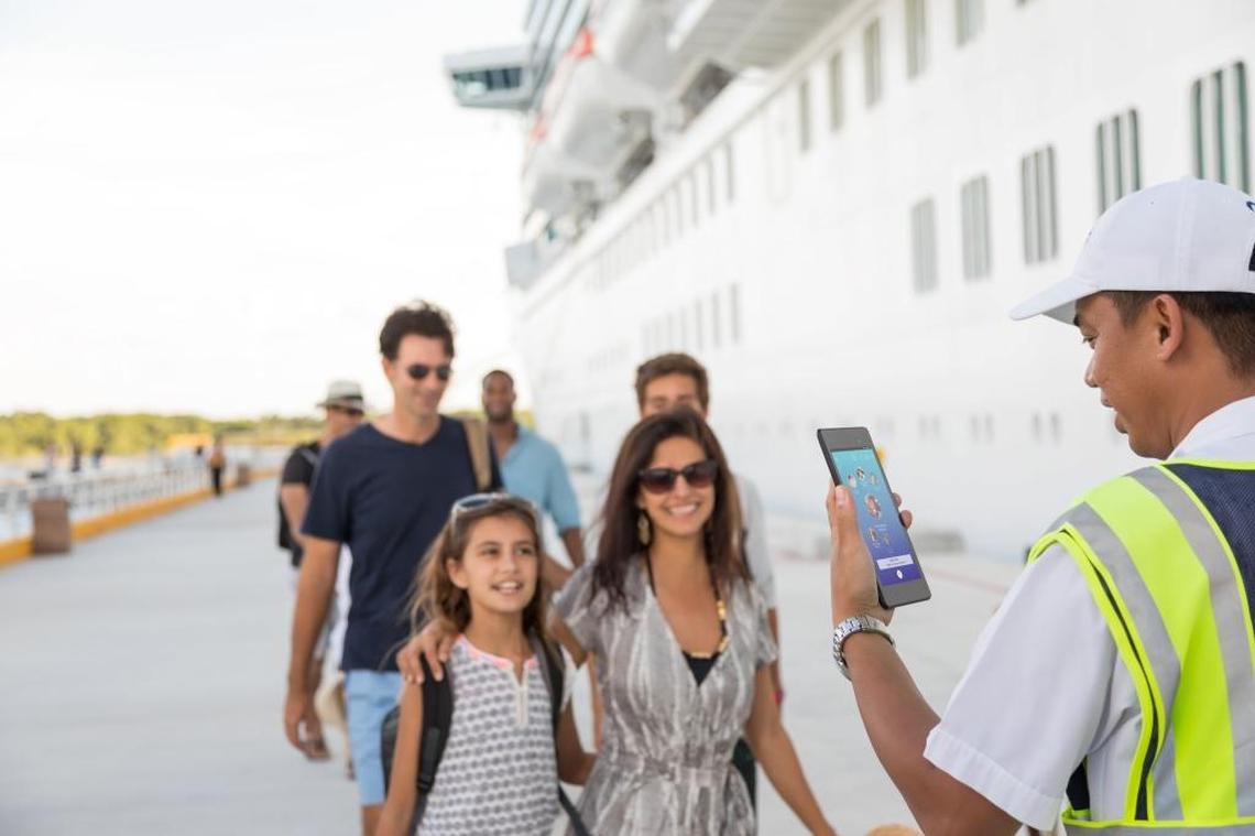 With Carnival Corp.’s medallion, guests can embark the ship quickly and check-in through their Ocean Compass profile.
