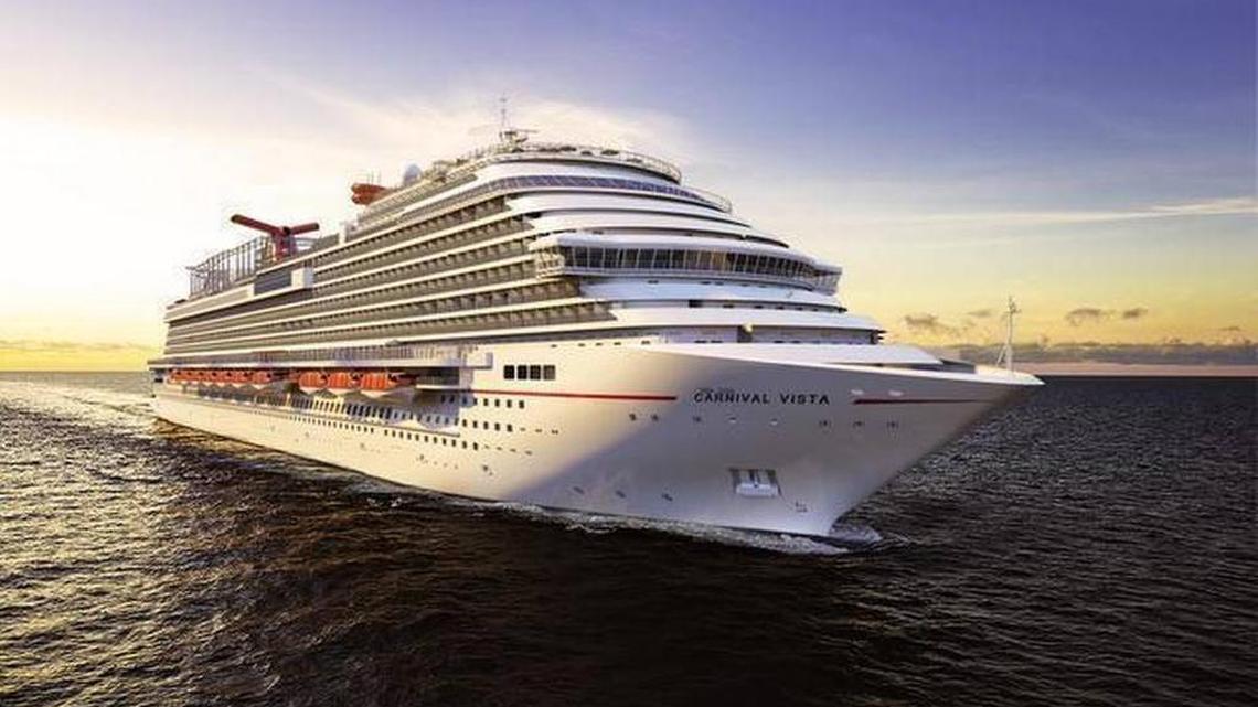 An artist’s rendering of the Carnival Vista, Carnival Cruise Line’s latest addition to its fleet in PortMiami.