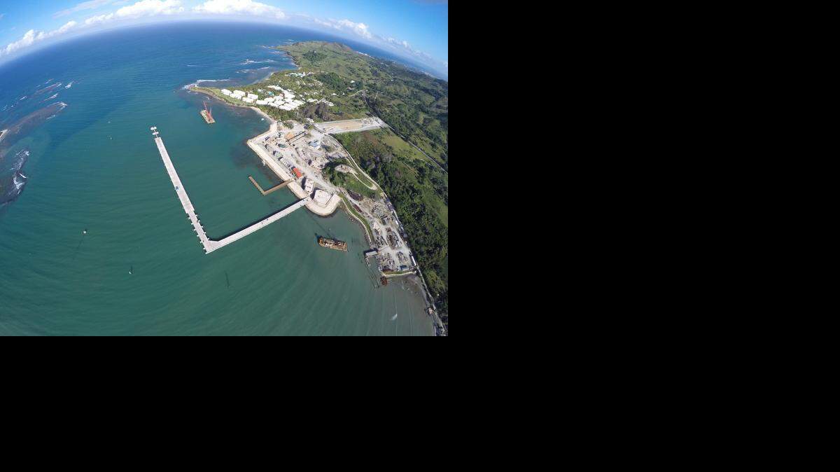 
This drone image shows the Amber Cove port facility in the Dominican Republic, which will start accepting passengers in October.
