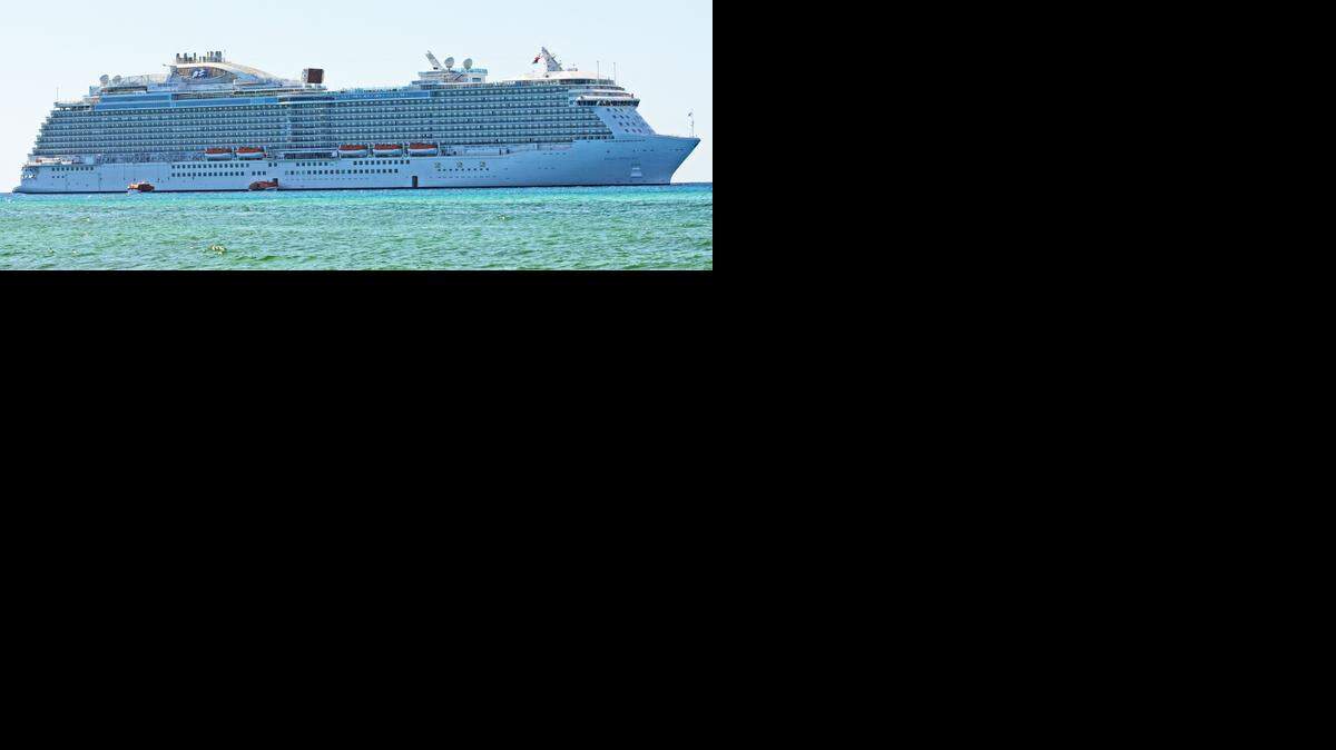 
Regal Princess is shown moored off Eleuthera, Bahamas in this file photo.

