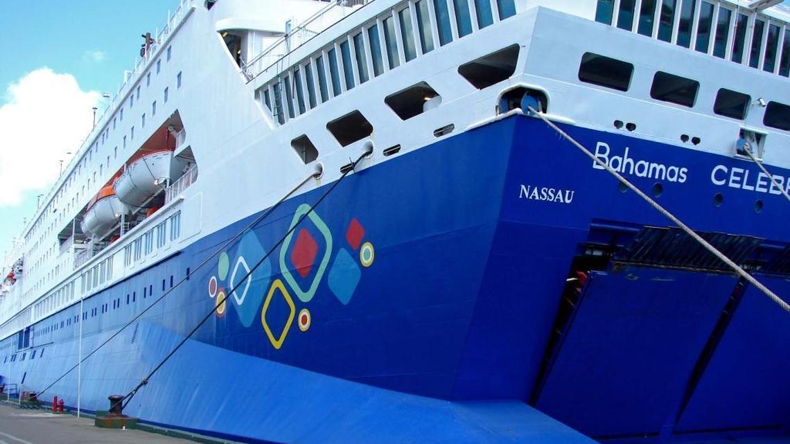 Bahamas Paradise Cruise Line’s Grand Celebration ship. The company works with more than 100 travel companies who market cruises, some of them “free” cruises.