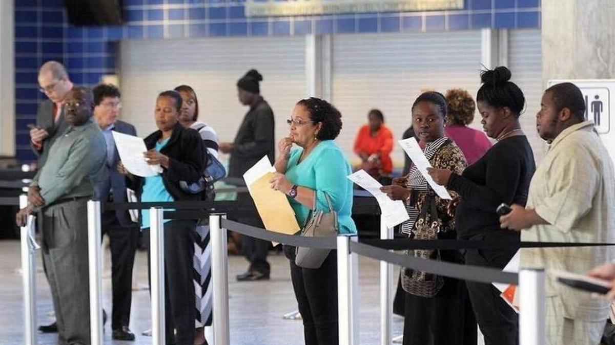 Job fairs become more common as the economy improves.