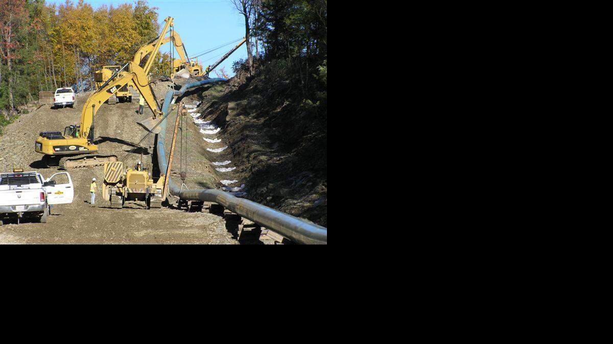 
MasTec employees work on a natural gas pipeline in Wyalusing, PA.
