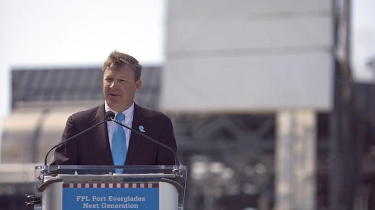 Eric Silagy, president and CEO of FPL, spoke as the company formally commissioned the Port Everglades Next Generation Clean Energy Center, which began providing cleaner and affordable electricity to customers on April 1.