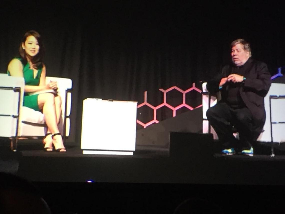CNBC’s Melissa Lee interviews Steve Wozniak, co-founder of Apple, at the eMerge Americas conference.