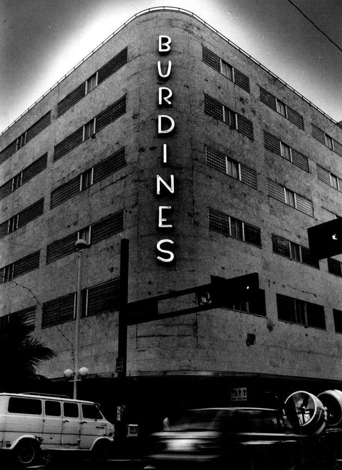 The downtown Miami Burdines store is shown in this Nov. 11, 1988, file photo.