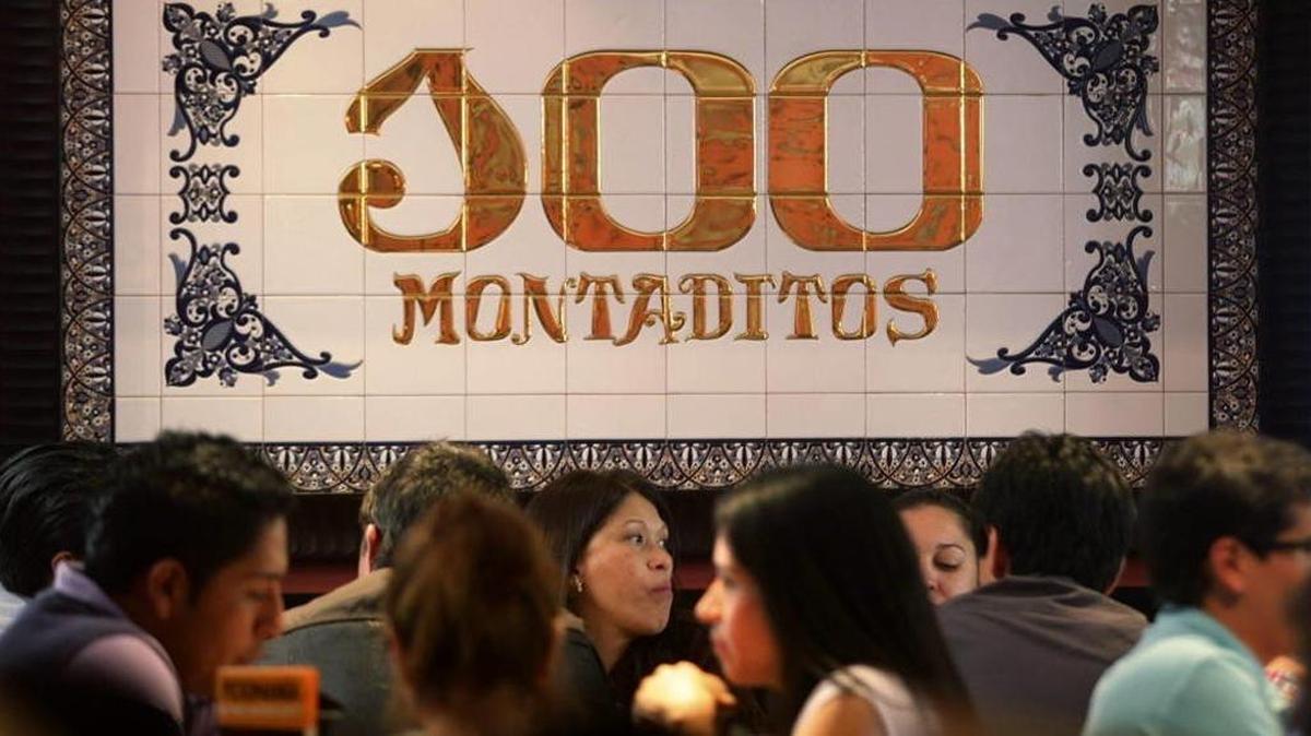 The restaurant 100 Montaditos has locations in Miami Lakes, Brickell, Midtown and West Kendall.