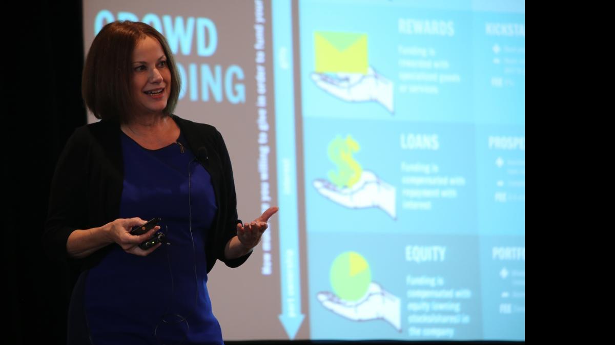
Trish Costello, founder of Portfolio and co-founder of the Kauffman Fellows Program, discussed ways to fund your company at the International Women’s Forum event in Miami.
