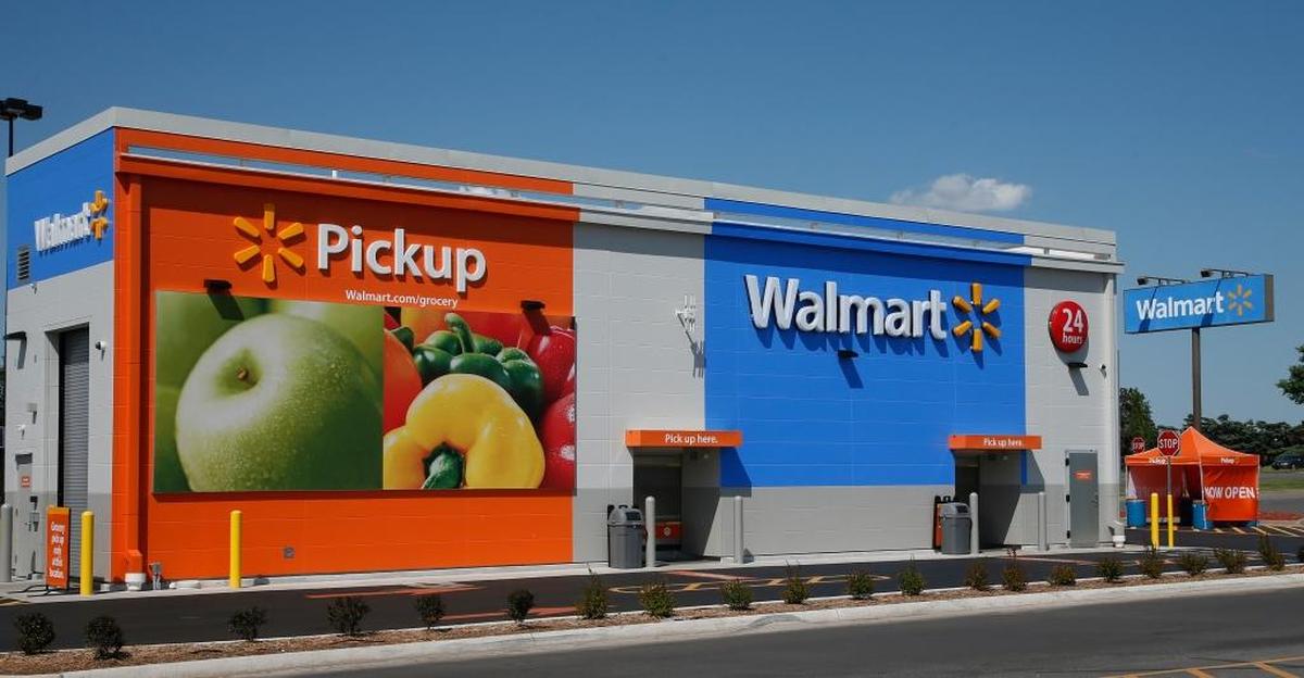 This Tuesday, May 30, 2017, photo shows a 24-hour grocery pickup location at a Walmart in Oklahoma City. Amazon’s $13.7 billion acquisition of Whole Foods signals a massive bet that people will opt more for the convenience of online orders and delivery or in-store pickup, putting even more pressure on the already highly competitive industry. Walmart, Kroger and others were already stepping up their efforts in delivery and in-store pickup of online orders.