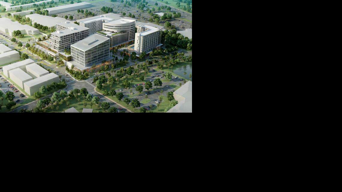 
A rendering of the planned development at Aventura ParkSquare. 
