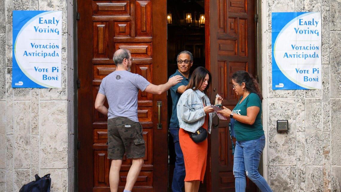 Comienza la votación anticipada en el Condado Miami-Dade