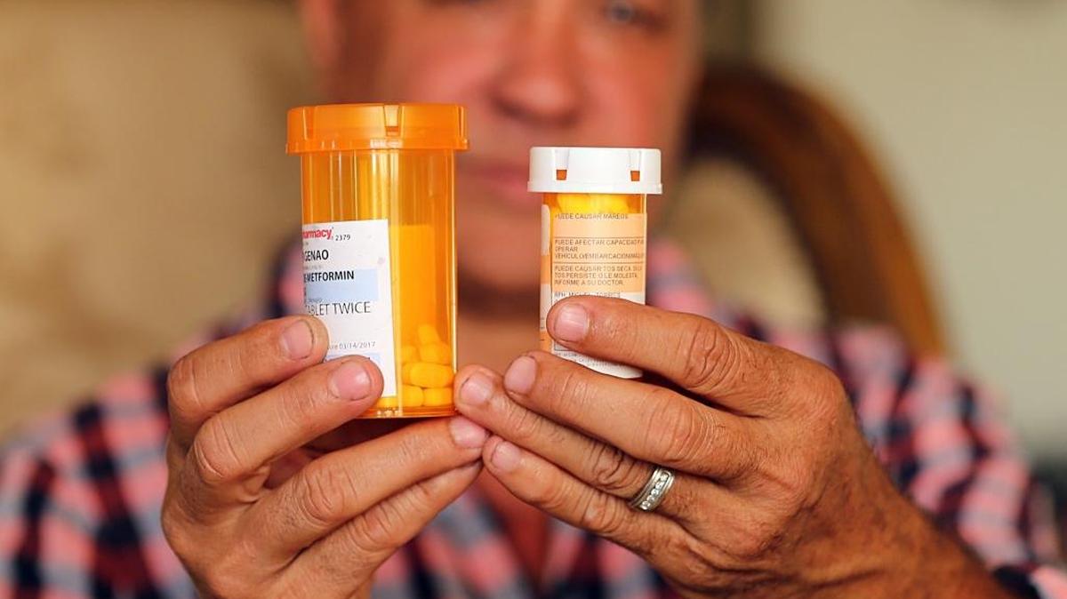 Victor Genao, 59, of Sweetwater, who has health insurance coverage through the Affordable Care Act, at home in Sweetwater. Without Obamacare, Genao says he can't afford his prescription drugs for Type 2 diabetes and high blood pressure.