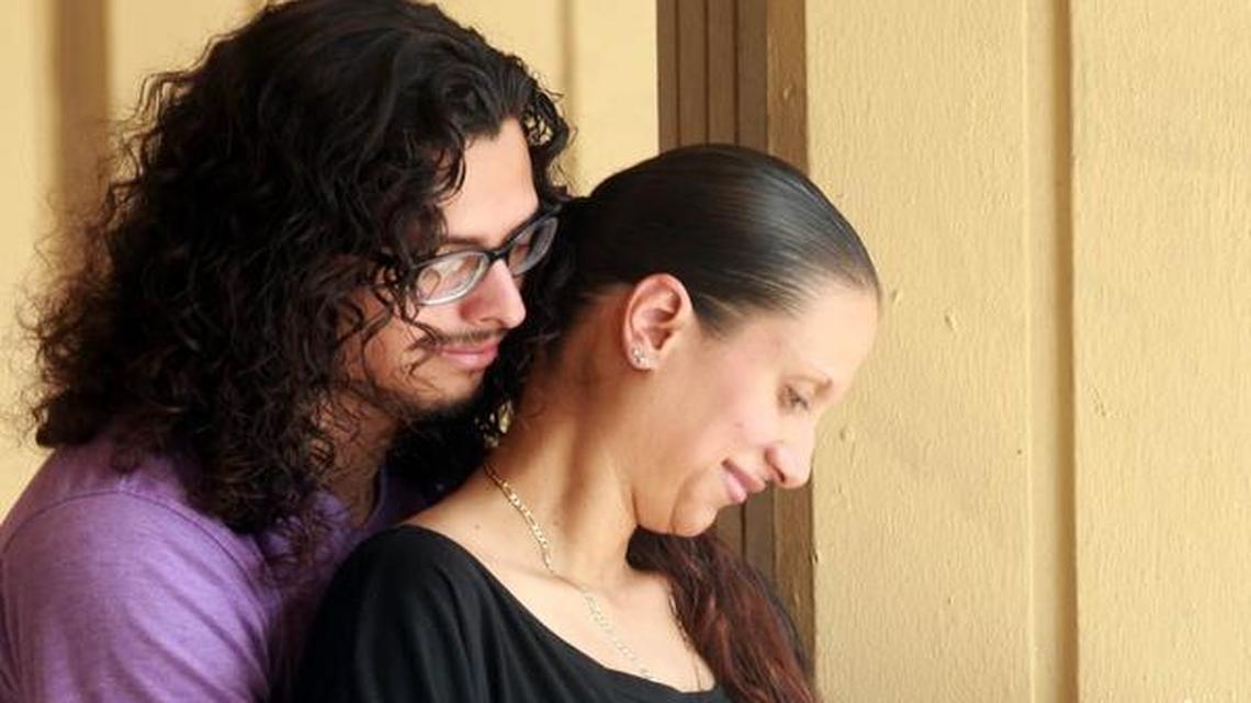 Cheylla Silva, (center) her partner for 12 years Byron Mena, (left) and their daughter Lily Mena, (right) won the right to sue Baptist Health South Florida for discrimination this week after a federal appeals court reversed a lower court’s dismissal of her case, which alleges that Baptist Health discriminated against her by failing to provide an in-person interpreter during visits to its hospitals. Silva’s case was remanded for further proceedings, which could lead to a trial or a settlement.