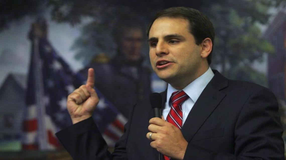 Rep. Carlos Trujillo, R-Miami, has sponsored a bill that would prohibit healthcare providers from balance billing consumers with PPO and EPO plans for emergency services. In this April 2013 photo, Trujillo speaks on the floor of the Florida House of Representatives in Tallahassee.