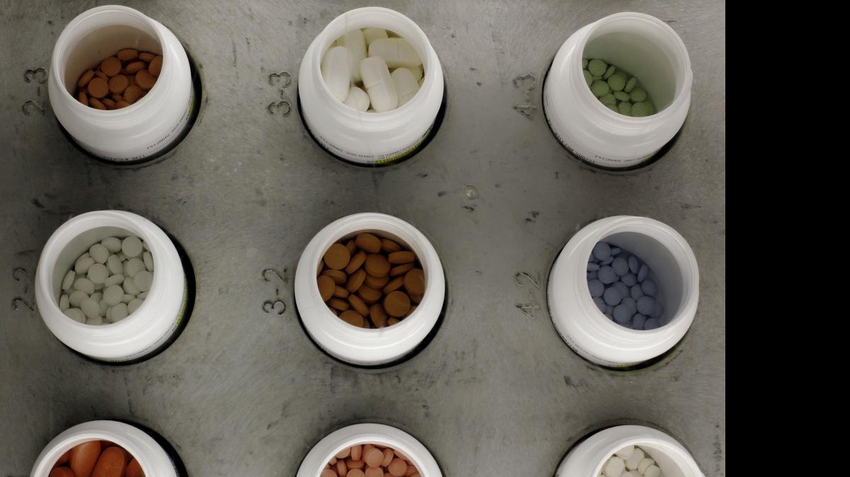 
Various prescription drugs on an automated pharmacy assembly line at Medco Health Solutions, in Willingboro, N.J, in 2011.
