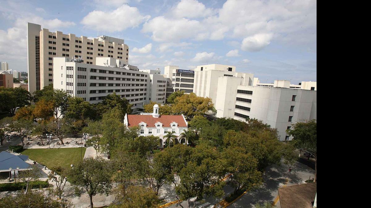
Jackson Memorial Hospital in Miami is the flagship of Miami-Dade’s taxpayer-owned public hospital network, Jackson Health System, which is projected to spend $1.66 billion next year.
