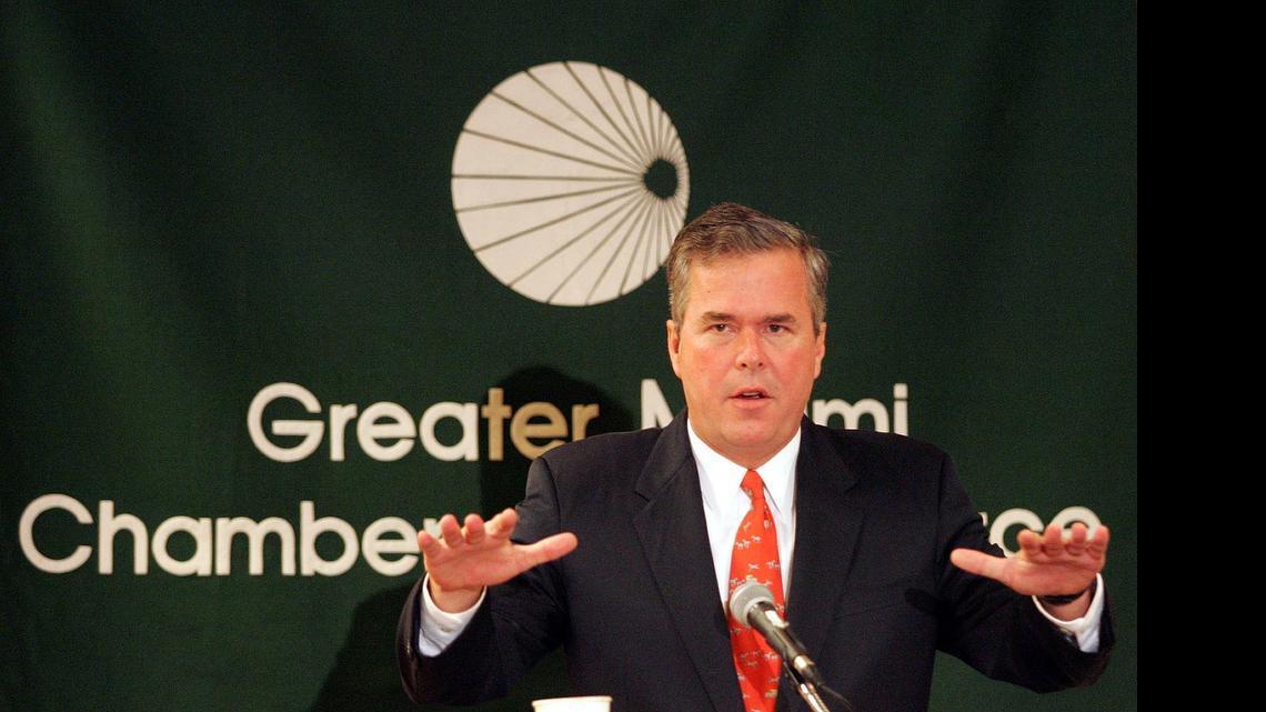 
Former Florida Gov. Jeb Bush, who first proposed overhauling Florida’s Medicaid program, told the Greater Miami Chamber of Commerce in March 2005 that without reform, “the Medicaid budget will suck the life out of our education programs, our environmental programs, other social service programs.’’
